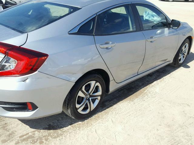 2HGFC2F51HH502119 - 2017 HONDA CIVIC LX SILVER photo 9