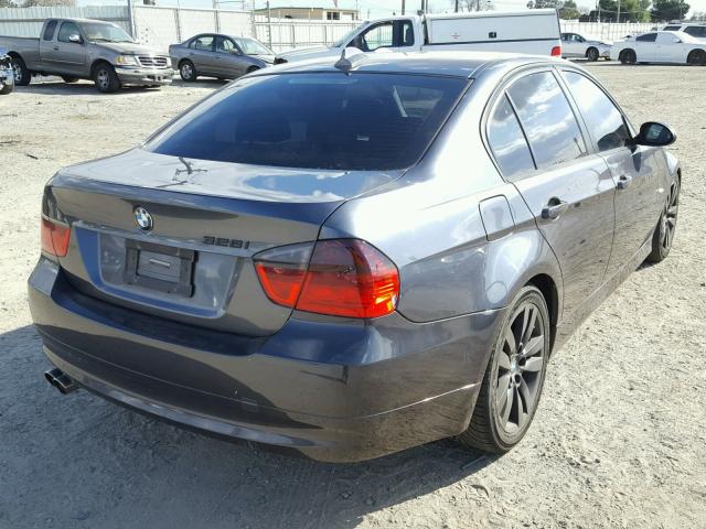 WBAVC535X7FZ73246 - 2007 BMW 328 I SULE CHARCOAL photo 4