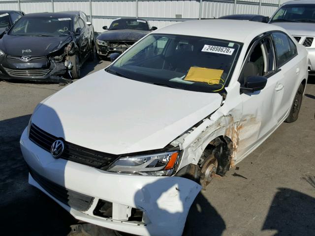 3VW2K7AJ6EM412041 - 2014 VOLKSWAGEN JETTA BASE 白色 照片 2