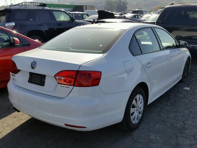 3VW2K7AJ6EM412041 - 2014 VOLKSWAGEN JETTA BASE 白色 照片 4
