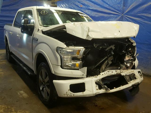 1FTEW1EF9GFD52699 - 2016 FORD F150 SUPER WHITE photo 1