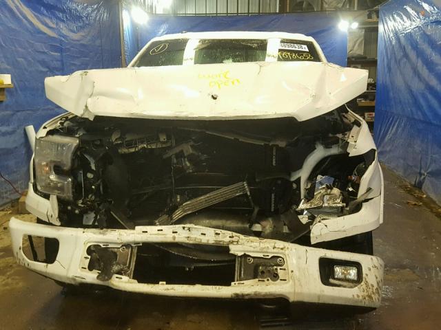 1FTEW1EF9GFD52699 - 2016 FORD F150 SUPER WHITE photo 9