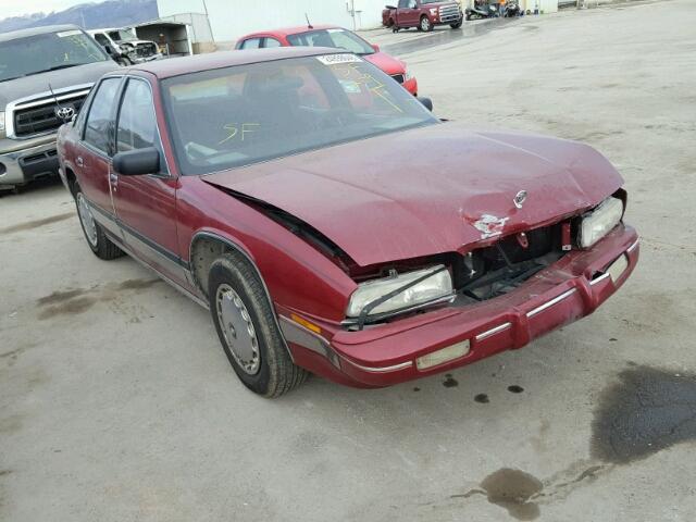 2G4WB54T3P1450807 - 1993 BUICK REGAL CUST RED photo 1