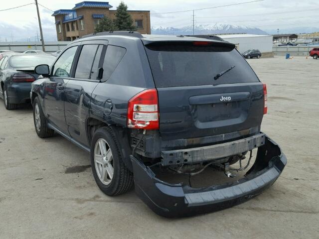 1J8FT47W17D143196 - 2007 JEEP COMPASS GRAY photo 3