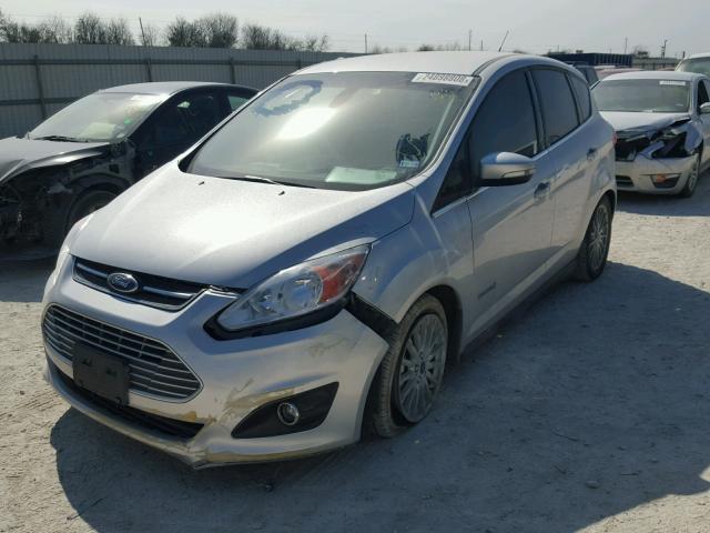 1FADP5BU0GL120437 - 2016 FORD C-MAX SEL GRAY photo 2