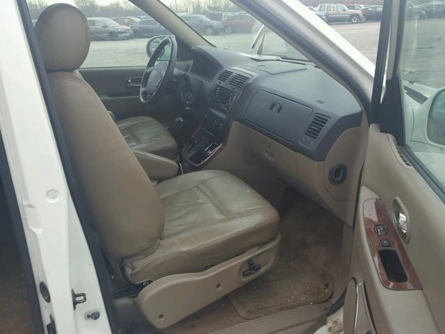 KNDUP131036477018 - 2003 KIA SEDONA EX WHITE photo 5