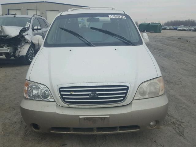 KNDUP131036477018 - 2003 KIA SEDONA EX WHITE photo 7