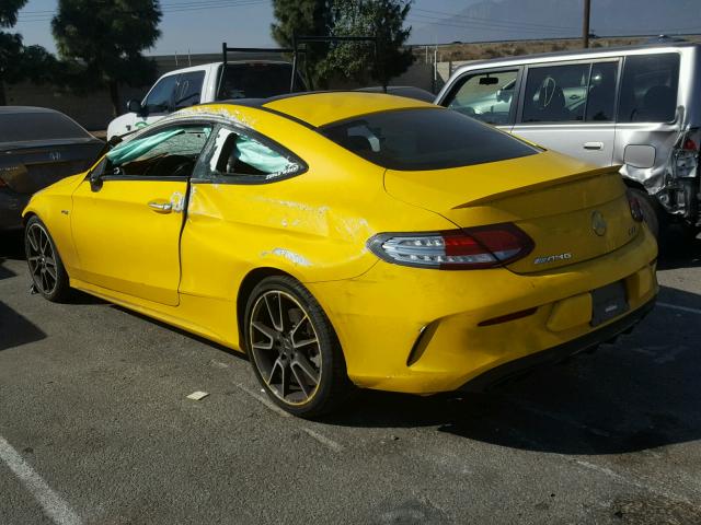 WDDWJ6EB2HF527198 - 2017 MERCEDES-BENZ C 43 4MATI YELLOW photo 3