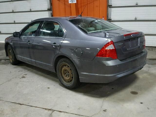 3FAHP0HA7CR279002 - 2012 FORD FUSION SE GRAY photo 3