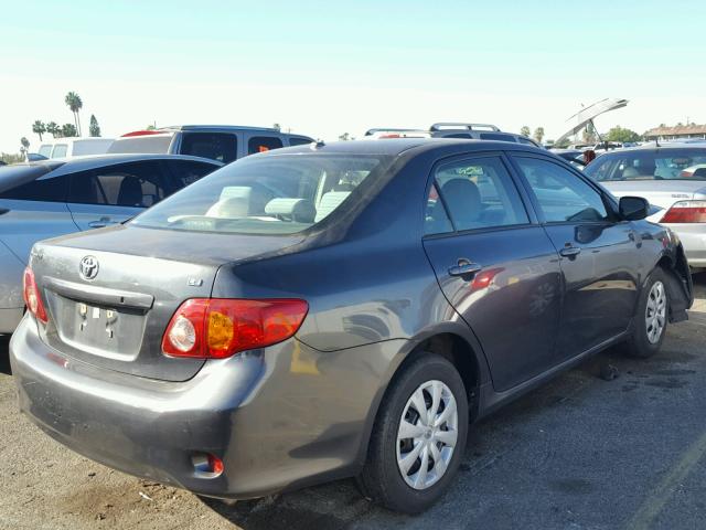 1NXBU4EE4AZ201463 - 2010 TOYOTA COROLLA BA CHARCOAL photo 4