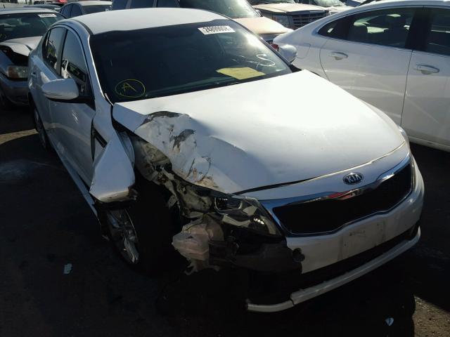 KNAGM4A7XD5379956 - 2013 KIA OPTIMA LX WHITE photo 1