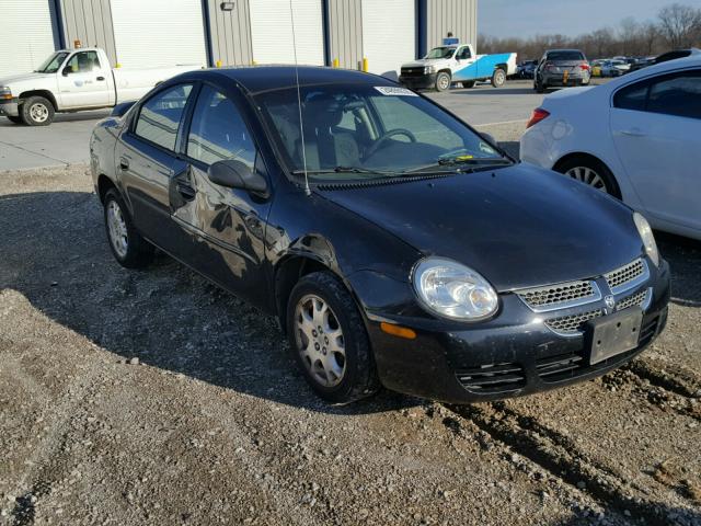 1B3ES56CX5D241368 - 2005 DODGE NEON SXT BLACK photo 1