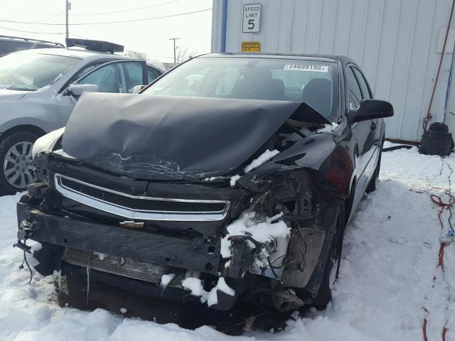 1G1ZB5E03CF285665 - 2012 CHEVROLET MALIBU LS BLACK photo 2