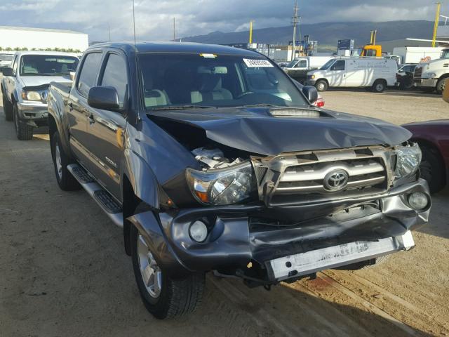 3TMJU4GN6AM103455 - 2010 TOYOTA TACOMA DOU GRAY photo 1