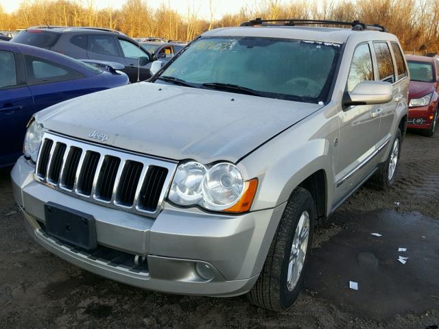 1J8HR58N88C174665 - 2008 JEEP GRAND CHER TAN photo 2