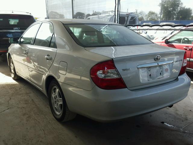 4T1BE32K63U752093 - 2003 TOYOTA CAMRY LE SILVER photo 3