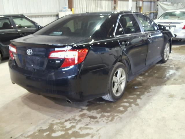 4T1BF1FK7CU087801 - 2012 TOYOTA CAMRY BASE BLACK photo 4