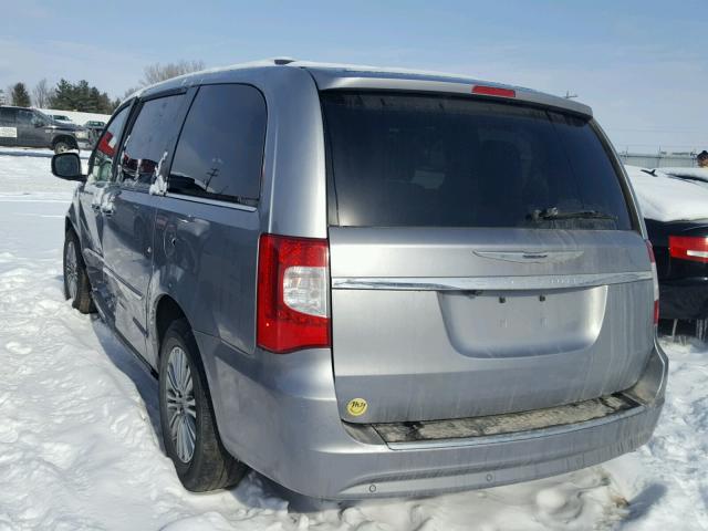 2C4RC1CG0DR734873 - 2013 CHRYSLER TOWN & COU SILVER photo 3