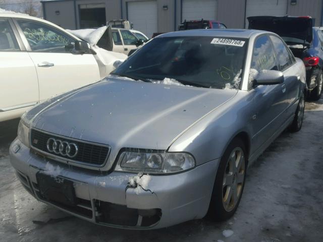 WAUDD68D0YA152783 - 2000 AUDI S4 2.7 QUA SILVER photo 2