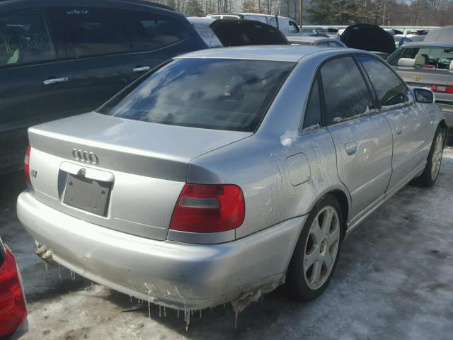 WAUDD68D0YA152783 - 2000 AUDI S4 2.7 QUA SILVER photo 4