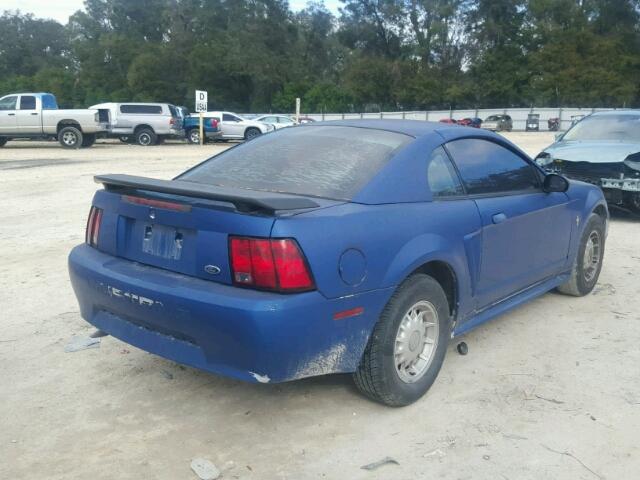 1FAFP40473F339829 - 2003 FORD MUSTANG BLUE photo 4