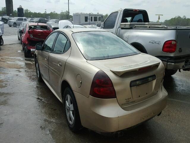 2G2WS522051315123 - 2005 PONTIAC GRAND PRIX BROWN photo 3