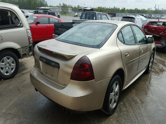 2G2WS522051315123 - 2005 PONTIAC GRAND PRIX BROWN photo 4