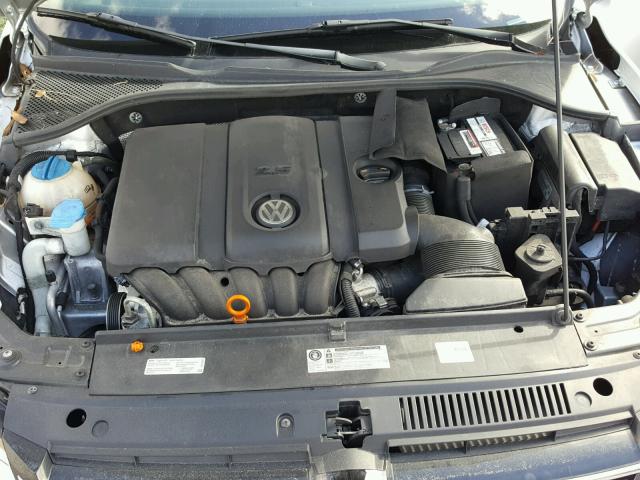 1VWAP7A39CC063888 - 2012 VOLKSWAGEN PASSAT S SILVER photo 7