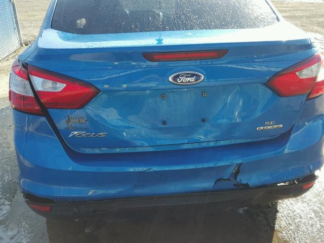 1FADP3F20DL217548 - 2013 FORD FOCUS SE BLUE photo 9