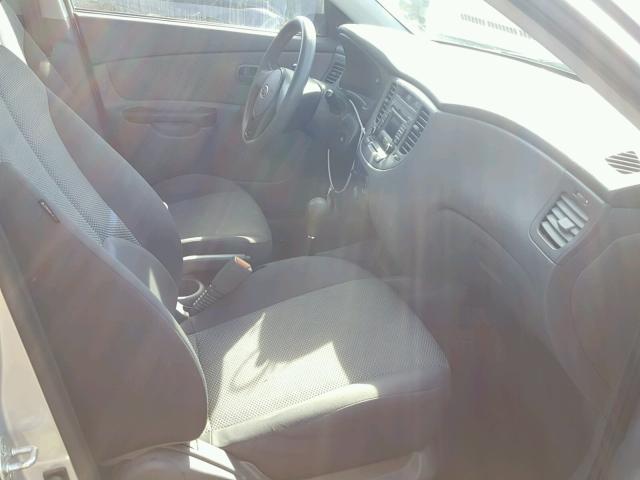 KNADH4A30A6627657 - 2010 KIA RIO LX Արծաթագույն լուսանկար 5