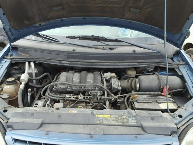 2FMZA50483BA32875 - 2003 FORD WINDSTAR W BLUE photo 7