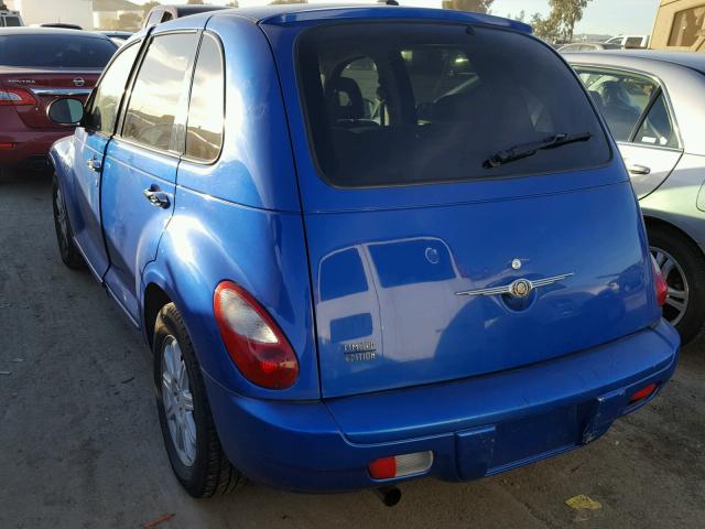 3A8FY68B86T331182 - 2006 CHRYSLER PT CRUISER BLUE photo 3