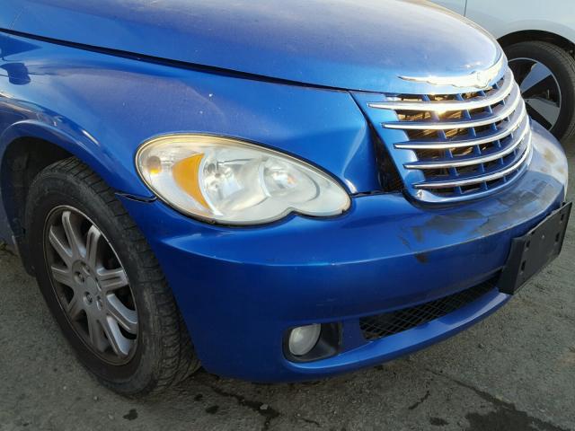 3A8FY68B86T331182 - 2006 CHRYSLER PT CRUISER BLUE photo 9