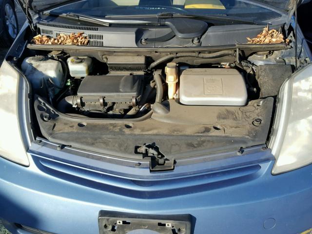 JTDKB20U340080773 - 2004 TOYOTA PRIUS BLUE photo 7