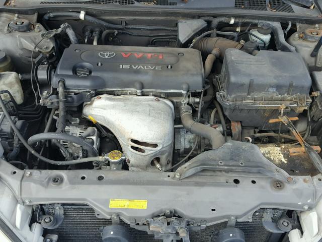 4T1BE32K72U603920 - 2002 TOYOTA CAMRY LE GRAY photo 7