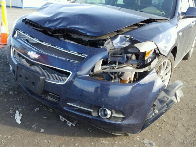 1G1ZK577184222030 - 2008 CHEVROLET MALIBU LTZ BLUE photo 9