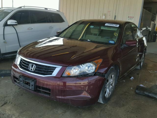 1HGCP2F44AA164038 - 2010 HONDA ACCORD LXP MAROON photo 2