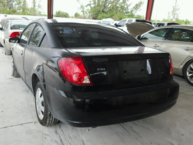1G8AN12FX5Z138347 - 2005 SATURN ION LEVEL BLACK photo 3