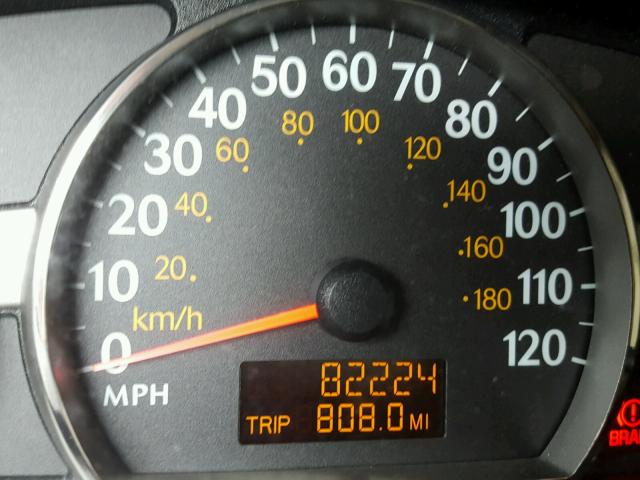 1G8AN12FX5Z138347 - 2005 SATURN ION LEVEL BLACK photo 8