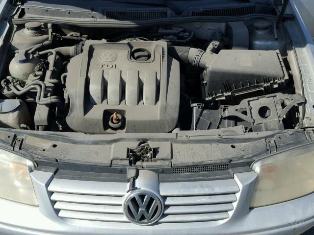 WVWRR61J64W165674 - 2004 VOLKSWAGEN JETTA GL T SILVER photo 7