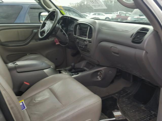 5TDBT48A82S134730 - 2002 TOYOTA SEQUOIA LI SILVER photo 5