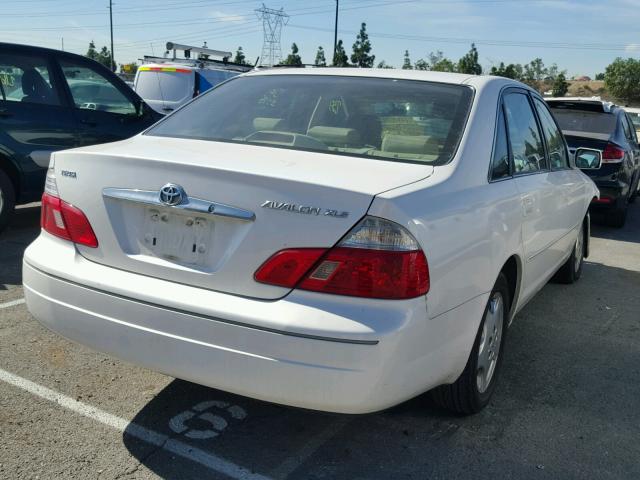 4T1BF28BX4U376949 - 2004 TOYOTA AVALON XL WHITE photo 4