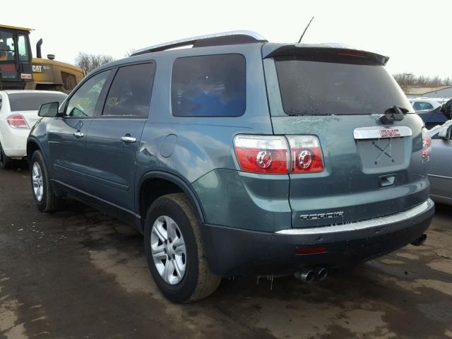 1GKER13D69J165143 - 2009 GMC ACADIA SLE TEAL photo 3