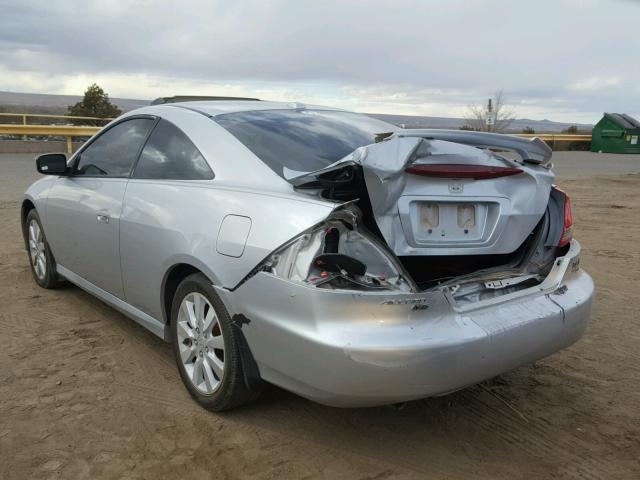 1HGCM82796A002439 - 2006 HONDA ACCORD EX SILVER photo 3