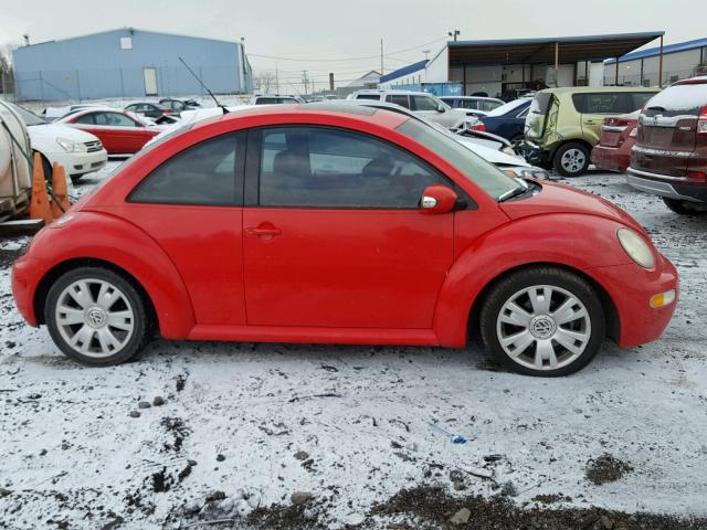 3VWCD21C63M439806 - 2003 VOLKSWAGEN NEW BEETLE RED photo 10