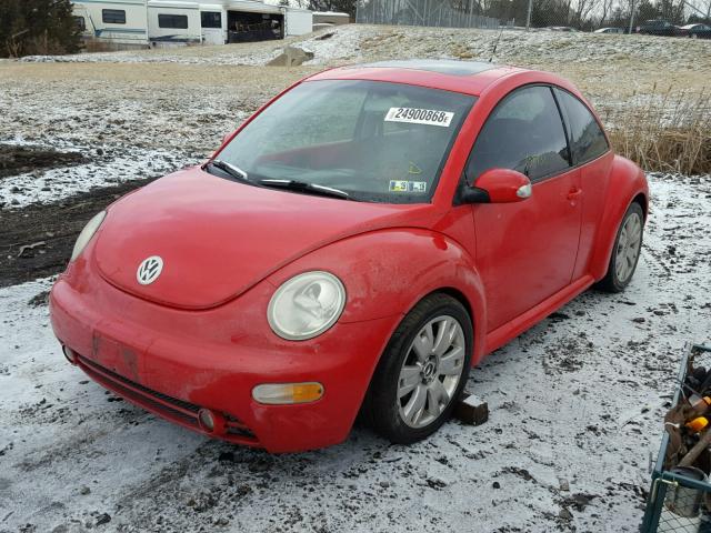 3VWCD21C63M439806 - 2003 VOLKSWAGEN NEW BEETLE RED photo 2