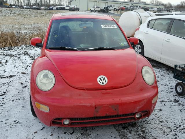 3VWCD21C63M439806 - 2003 VOLKSWAGEN NEW BEETLE RED photo 9