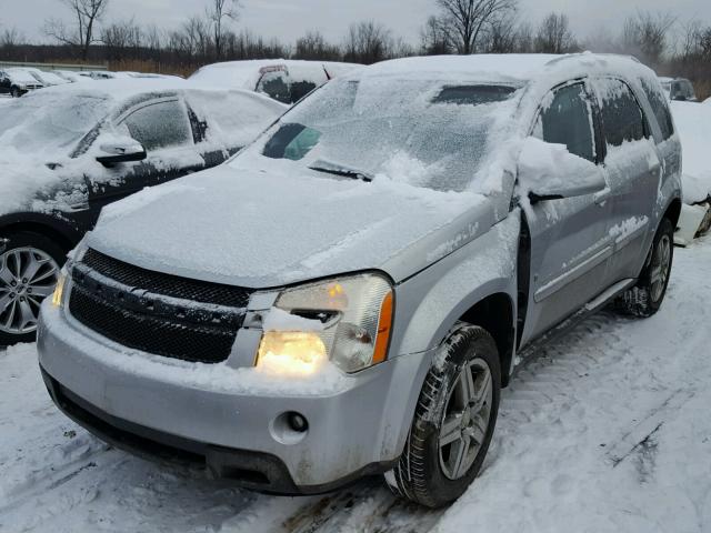 2CNDL53F496237144 - 2009 CHEVROLET EQUINOX LT SILVER photo 2