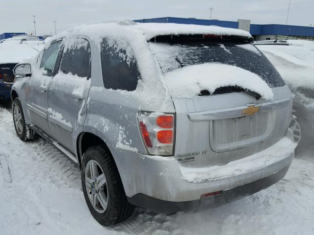 2CNDL53F496237144 - 2009 CHEVROLET EQUINOX LT SILVER photo 3