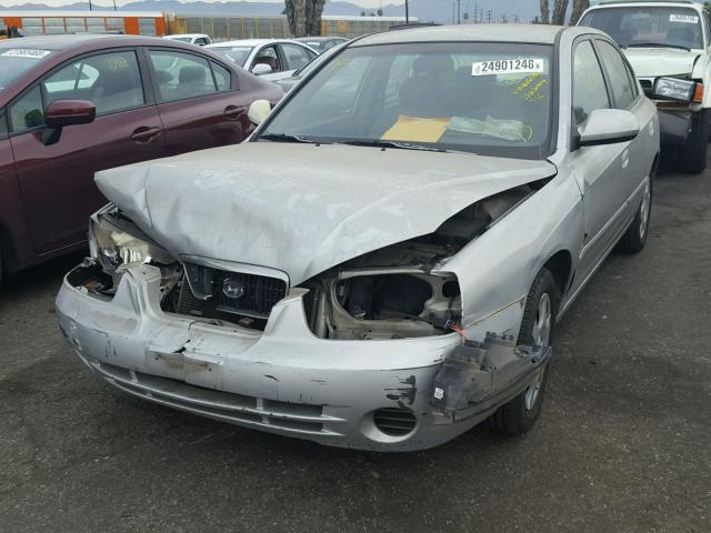 KMHDN45D21U060857 - 2001 HYUNDAI ELANTRA GL SILVER photo 2